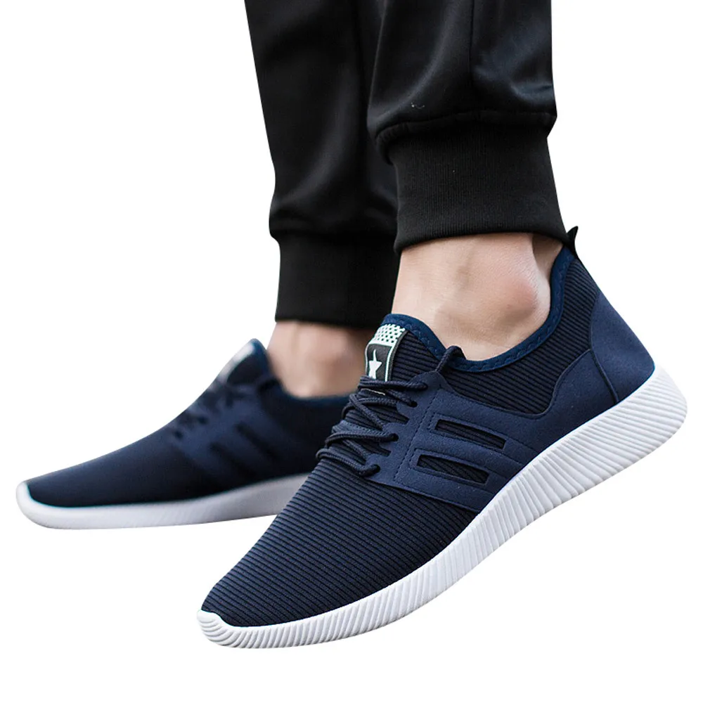 Men Solid Color summer sneakers men running shoes Cross Tied Stripe Gym Running blue running shoes women sport shoes#G9
Men Solid Color summer sneakers men running shoes Cross Tied Stripe Gym Running blue running shoes women sport shoes#G9