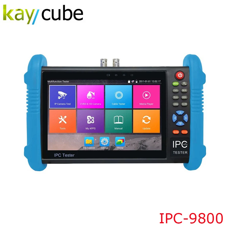 7 Inch Handheld IPC AHD TVI CVI CCTV Tester IPC9800 Plus With H.265/H.264, 4K Video Display Multi Functional ONVIF Express Ship
7 Inch Handheld IPC AHD TVI CVI CCTV Tester IPC9800 Plus With H.265/H.264, 4K Video Display Multi Functional ONVIF Express Ship