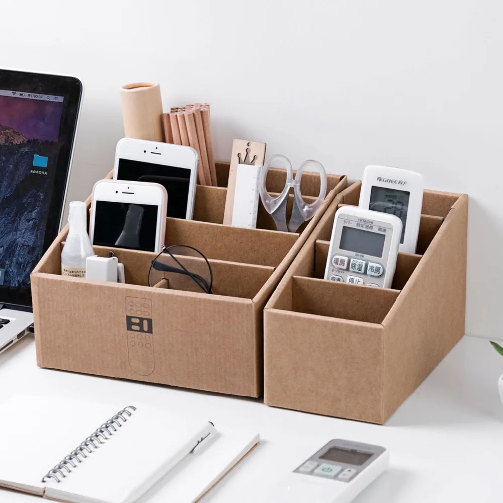 Desktop Storage Box Remote Control Holder Orgainzer Cardboard Case Stationery Cosmetic Storage Shelf Box Makeup Organizer Home
Desktop Storage Box Remote Control Holder Orgainzer Cardboard Case Stationery Cosmetic Storage Shelf Box Makeup Organizer Home
