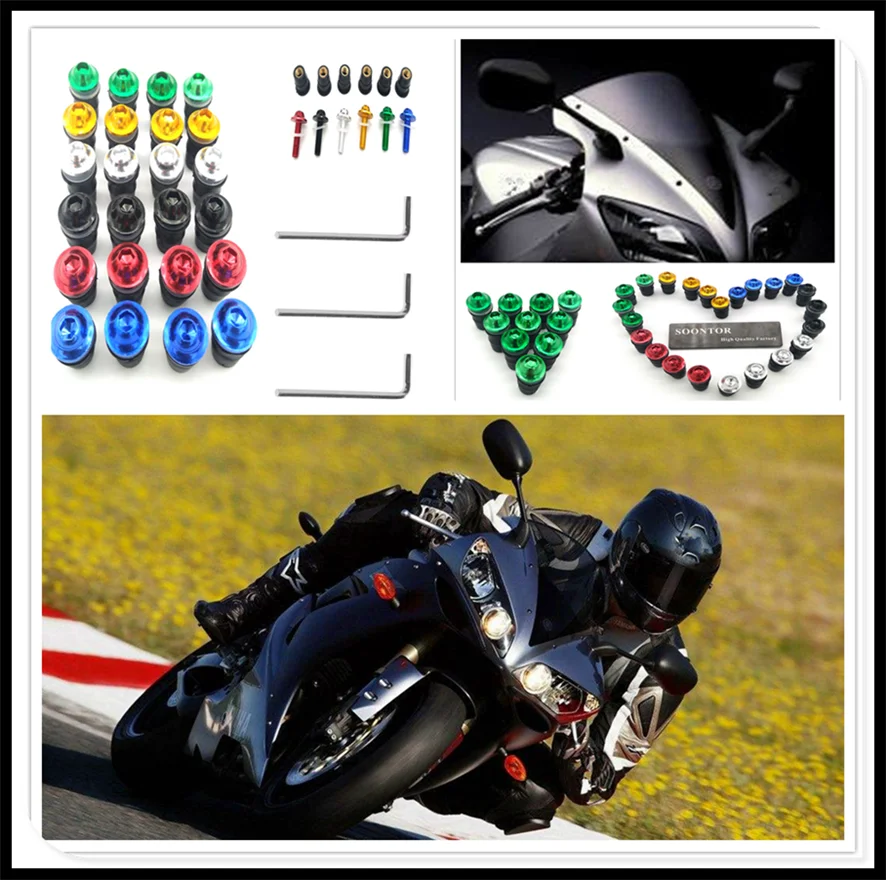 10PCS red Motorcycle Screw Windscreen Windshield Bolt Screws for SUZUKI 650 S DR250R DJEBEL 250XC KTM Duke 1290 SupeR
10PCS red Motorcycle Screw Windscreen Windshield Bolt Screws for SUZUKI 650 S DR250R DJEBEL 250XC KTM Duke 1290 SupeR