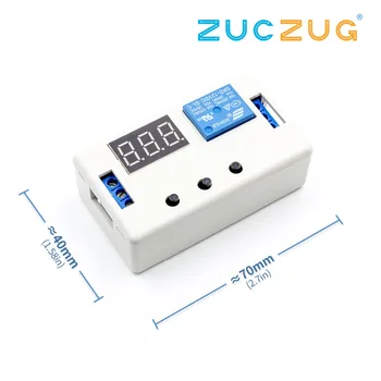 Digital LED Display DC 12V Time Delay Relay Module Programmable Timer Relay Control Switch Trigger Cycle with Case
Digital LED Display DC 12V Time Delay Relay Module Programmable Timer Relay Control Switch Trigger Cycle with Case