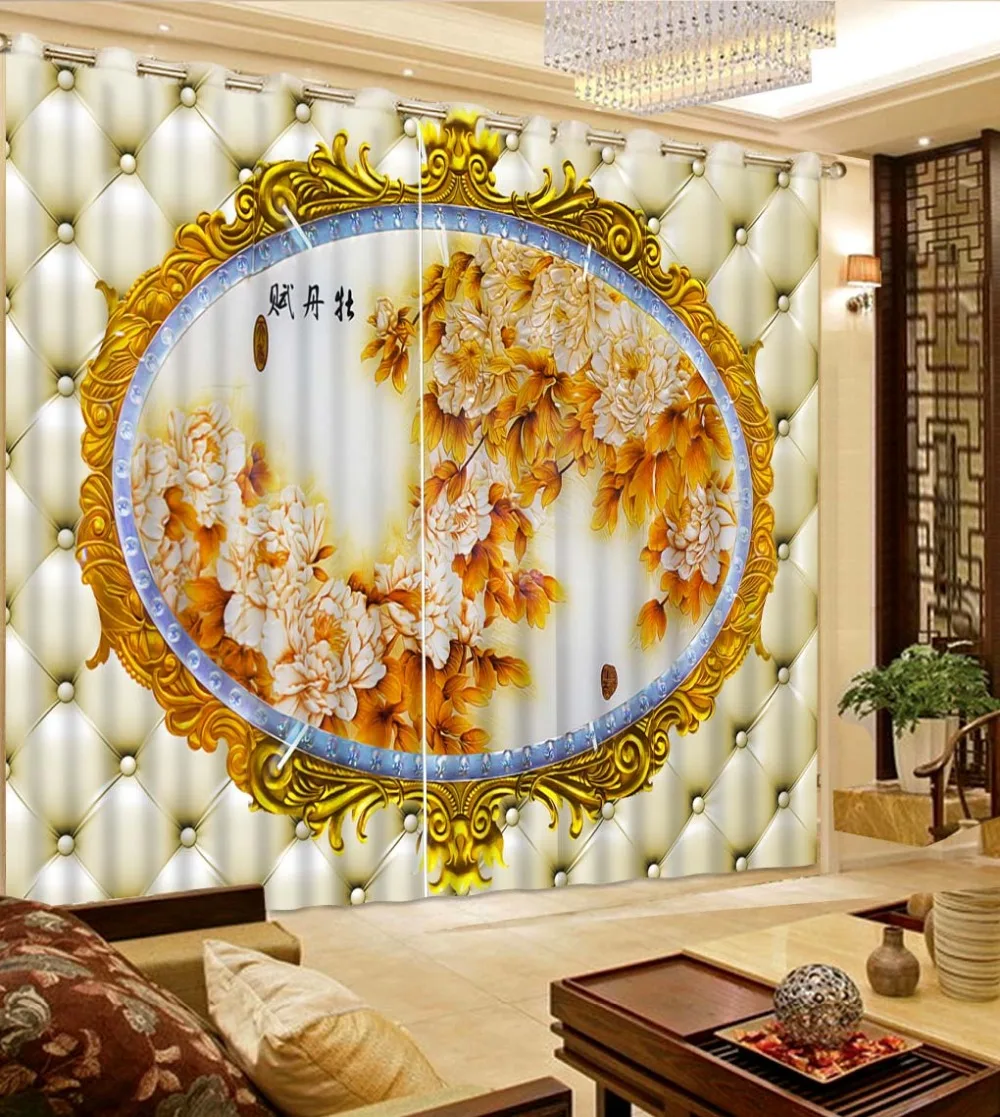NoEnName_Null Curtains 3D Printing Dazzling Peony Shading childenr Blackout liveing room Window Curtains CL-DLM711
NoEnName_Null Curtains 3D Printing Dazzling Peony Shading childenr Blackout liveing room Window Curtains CL-DLM711