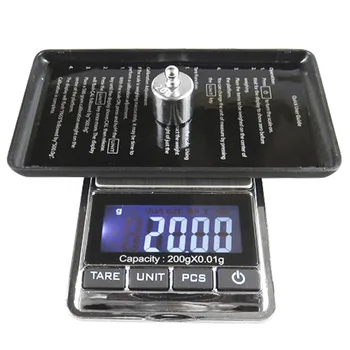 Pocket LCD Digital Jewelry Scales Portable Electronic Scale 200g/500g Precision 0.01 Accuracy Weight Balance Kitchen Gram Scale
Pocket LCD Digital Jewelry Scales Portable Electronic Scale 200g/500g Precision 0.01 Accuracy Weight Balance Kitchen Gram Scale