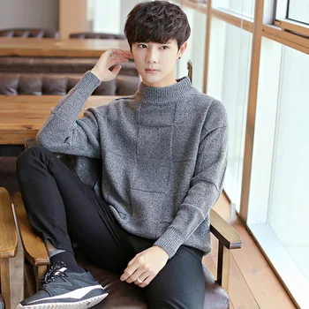 New sweater men's Korean version of 2018 autumn and winter slim fashion minimalist men's knitwear youth base knitwear
New sweater men's Korean version of 2018 autumn and winter slim fashion minimalist men's knitwear youth base knitwear