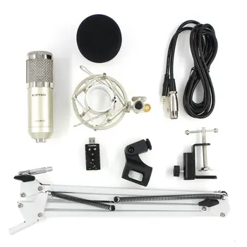 Condenser Microphone BM-800 Mic Adjustable Mic Suspension Scissor Arm Double-Layer Pop Filter for Studio Recording Broadcast
Condenser Microphone BM-800 Mic Adjustable Mic Suspension Scissor Arm Double-Layer Pop Filter for Studio Recording Broadcast