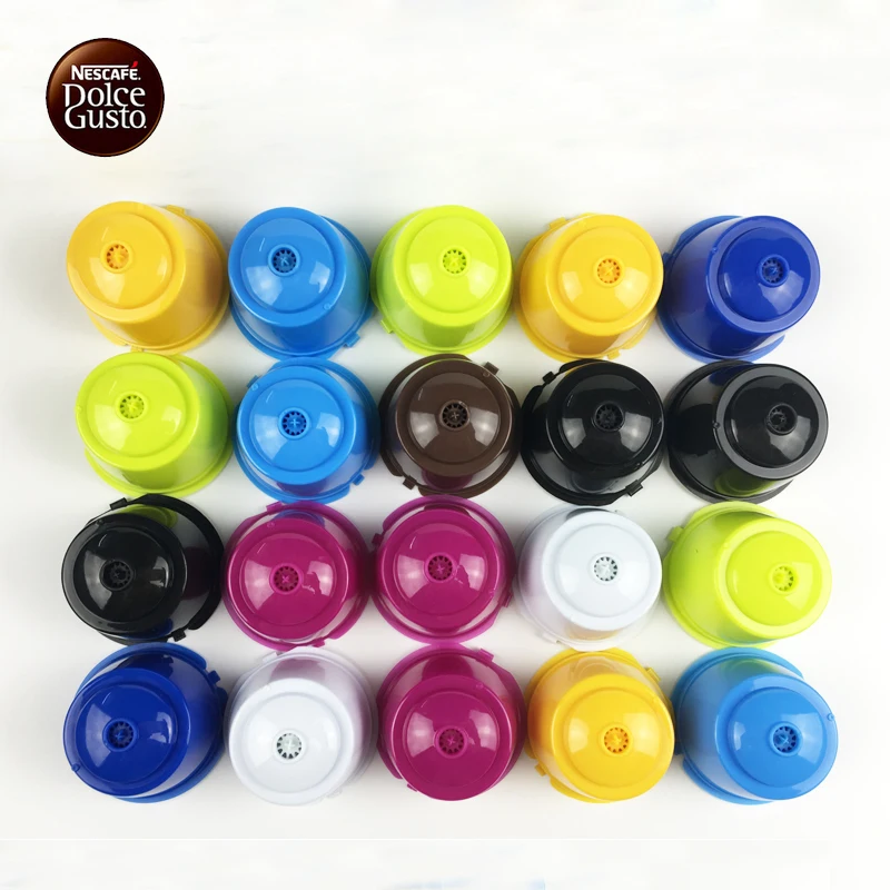 

1pc use 50 times 8 Colors Refillable Dolce Gusto coffee Capsule nescafe dolce gusto reusable capsule dolce gusto capsules