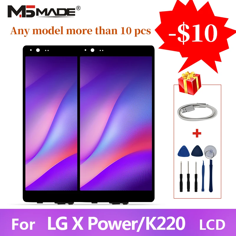 Original LCD For LG X Power K220DS K220 LCD Touch Screen Digitizer Display Replacement Parts With Frame For LG X Power Display
Original LCD For LG X Power K220DS K220 LCD Touch Screen Digitizer Display Replacement Parts With Frame For LG X Power Display
