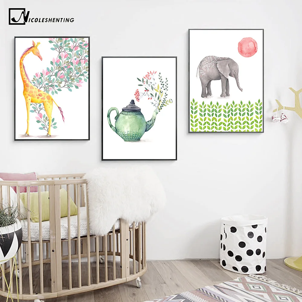 Elephant Giraffe Nordic Poster Prints Minimalist Wall Art Canvas Painting Modern Animal Nursery Picture Baby Room Decoration
Elephant Giraffe Nordic Poster Prints Minimalist Wall Art Canvas Painting Modern Animal Nursery Picture Baby Room Decoration