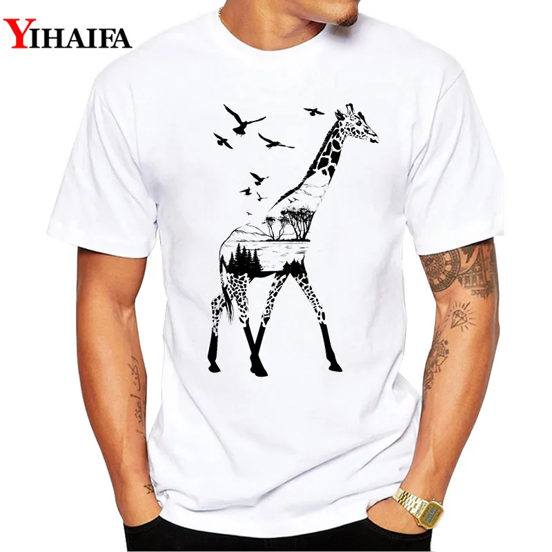 T-Shirt Men Harajuku gym Print Giraffe Tree Graphic Tees Casual T Shirts White Tee Stylish Animal Summer Blouse Tops
T-Shirt Men Harajuku gym Print Giraffe Tree Graphic Tees Casual T Shirts White Tee Stylish Animal Summer Blouse Tops