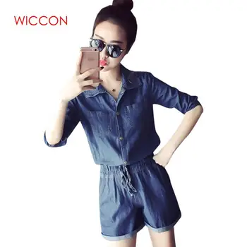 2020 Denim Jumpsuit Girls Women Jeans Playsuit Elastic Waist Sashes With Pockets Rompers Overalls Plus Size Macacao
2020 Denim Jumpsuit Girls Women Jeans Playsuit Elastic Waist Sashes With Pockets Rompers Overalls Plus Size Macacao