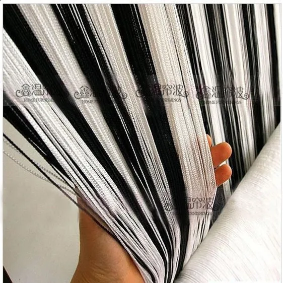 Black and white String curtain room divider wedding drapery thread curtain modern curtain
Black and white String curtain room divider wedding drapery thread curtain modern curtain