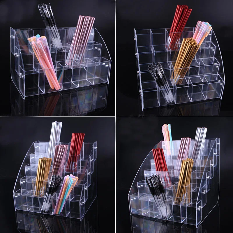 Clear Acrylic Makeup Organizer Storage Rack Makeup Brush Holder Pen Pencil Holder Eyebrow Pencil Eyeliner Display Shelf Case Box
Clear Acrylic Makeup Organizer Storage Rack Makeup Brush Holder Pen Pencil Holder Eyebrow Pencil Eyeliner Display Shelf Case Box