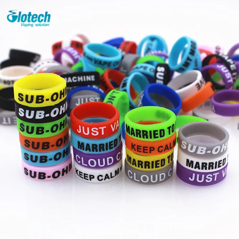 Glotech 100PCS Silicone rubber band ring Non Slip decorative vape band for electronic cigarette mechanical mods RDA vaporizer
Glotech 100PCS Silicone rubber band ring Non Slip decorative vape band for electronic cigarette mechanical mods RDA vaporizer