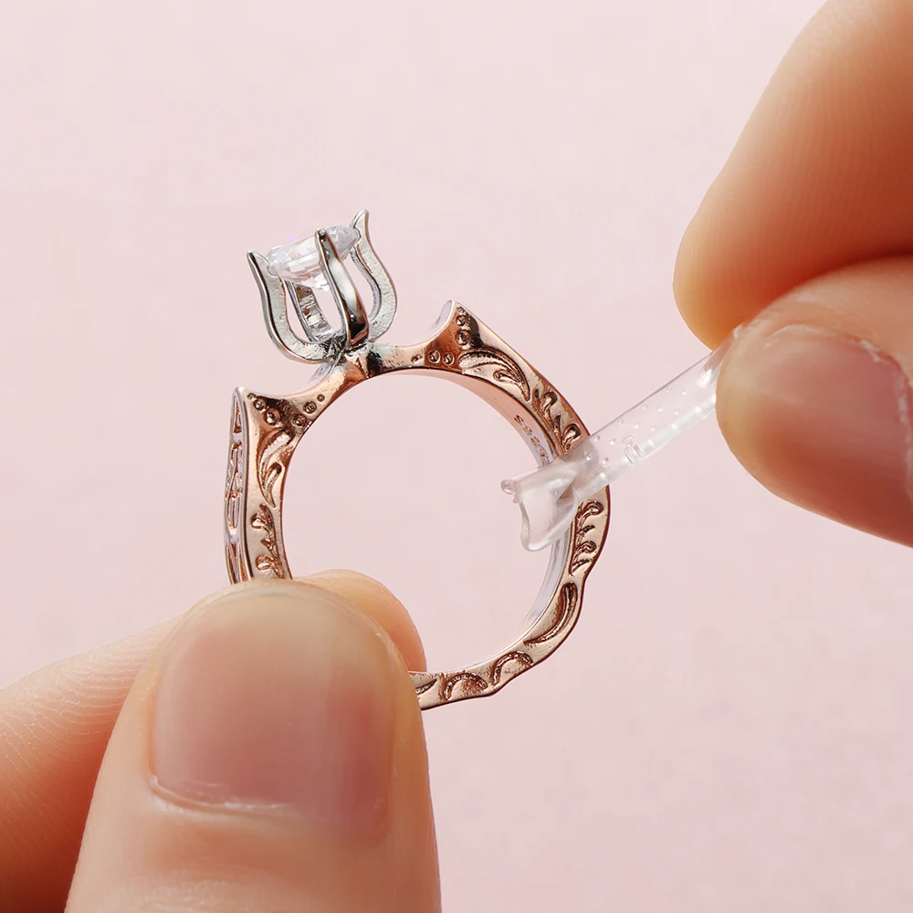 10Pcs Ring Size Adjuster Set Plastic Spring Ring Adjuster Pad Transparent Reducer Jewelry Resizing Tools Loose Ring Accessories
10Pcs Ring Size Adjuster Set Plastic Spring Ring Adjuster Pad Transparent Reducer Jewelry Resizing Tools Loose Ring Accessories