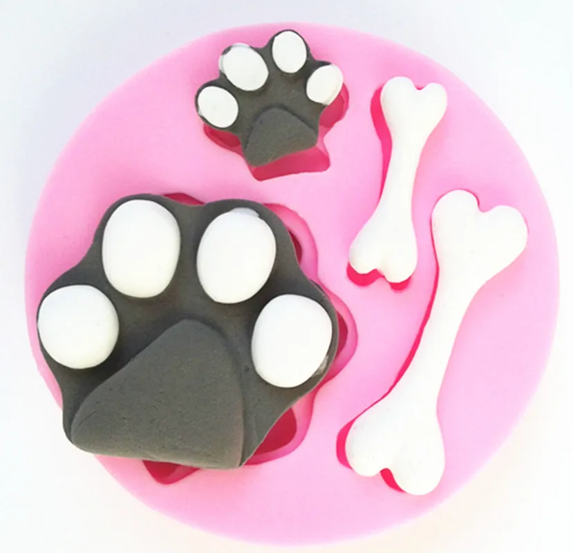 Design 595 Dog Foot and Bones Silicone Mold,Sugar Mold, Chocolate Mold, Cake Decoration Tool
Design 595 Dog Foot and Bones Silicone Mold,Sugar Mold, Chocolate Mold, Cake Decoration Tool