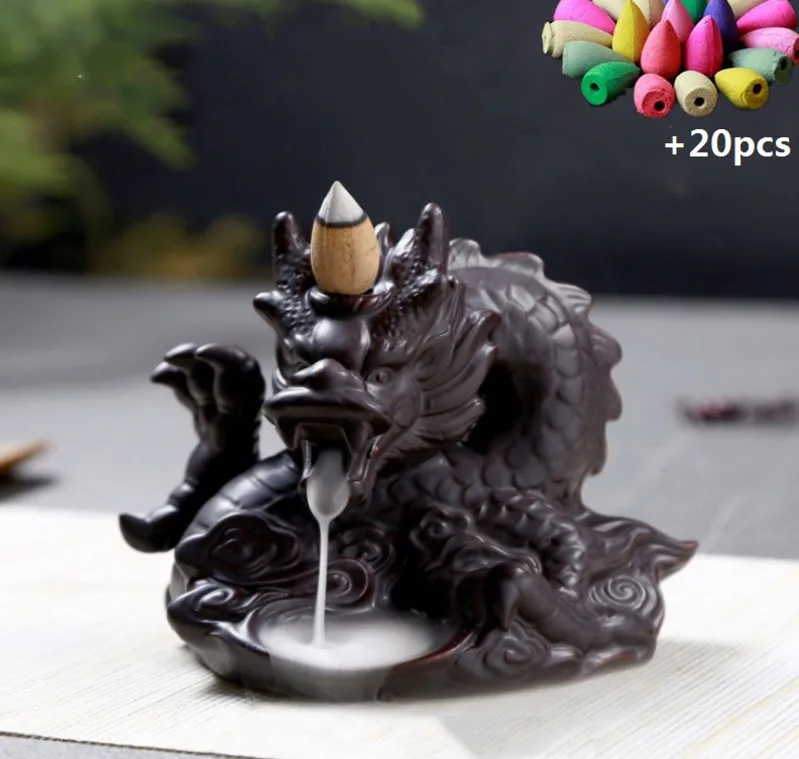 Traditional Chinese Dragon Incense Holder Porcelain Backflow Incense Burner Smoke View Cool Incense Burners Home Decor
Traditional Chinese Dragon Incense Holder Porcelain Backflow Incense Burner Smoke View Cool Incense Burners Home Decor