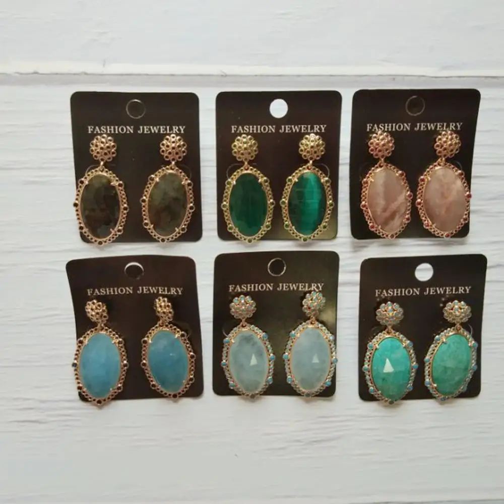 Mix 5 Paris Stone Vintage Drop Earirngs for Women 2019 Oorbellen Fahion Earings Jewelry Pendientes Boucles d oreille Femme
Mix 5 Paris Stone Vintage Drop Earirngs for Women 2019 Oorbellen Fahion Earings Jewelry Pendientes Boucles d oreille Femme