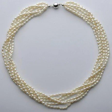 Luck Pearl Jewellery,Stunning 5Rows,AA 2-4MM White Color Rice Freshwater Pearl Necklace,Magnet Clasp,Free Shipping
Luck Pearl Jewellery,Stunning 5Rows,AA 2-4MM White Color Rice Freshwater Pearl Necklace,Magnet Clasp,Free Shipping