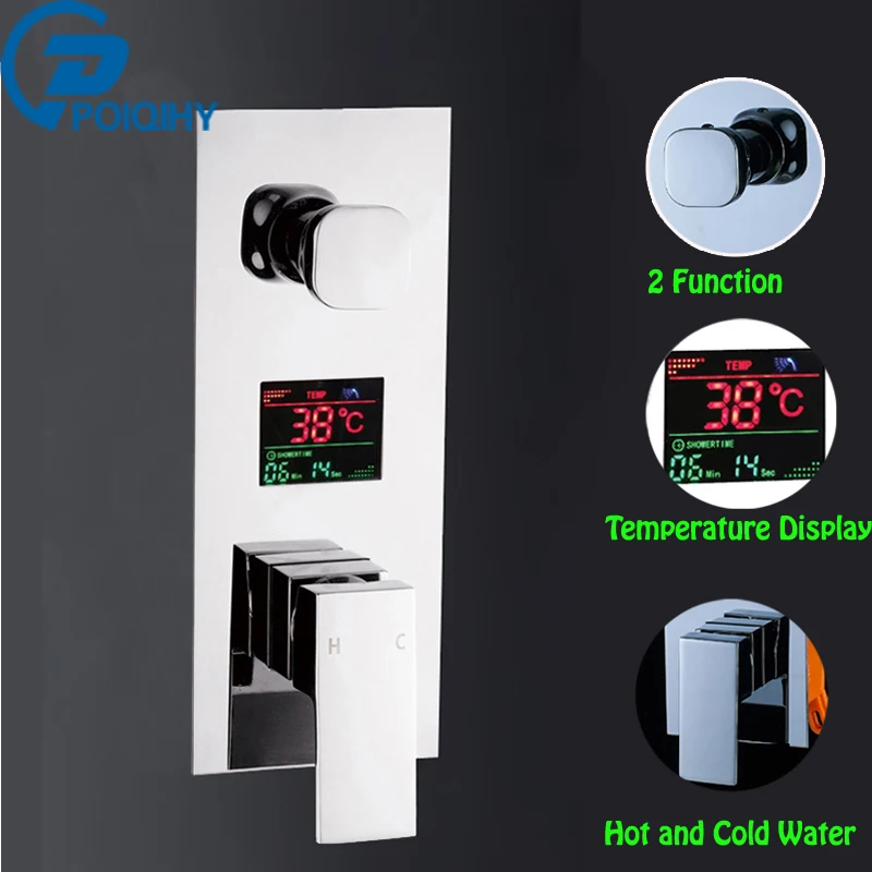 New 2 ways Bath Shower Valve Chrome Shower Control Cartridge Shower Wall Mount Stainless Steel Controller 
New 2 ways Bath Shower Valve Chrome Shower Control Cartridge Shower Wall Mount Stainless Steel Controller