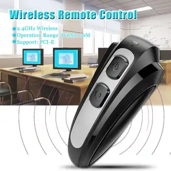 2.4GHz PC Mini PCI-e Desktop Wireless Remote Control Power On Off Switch Volume Controller for Desktop Computer
2.4GHz PC Mini PCI-e Desktop Wireless Remote Control Power On Off Switch Volume Controller for Desktop Computer