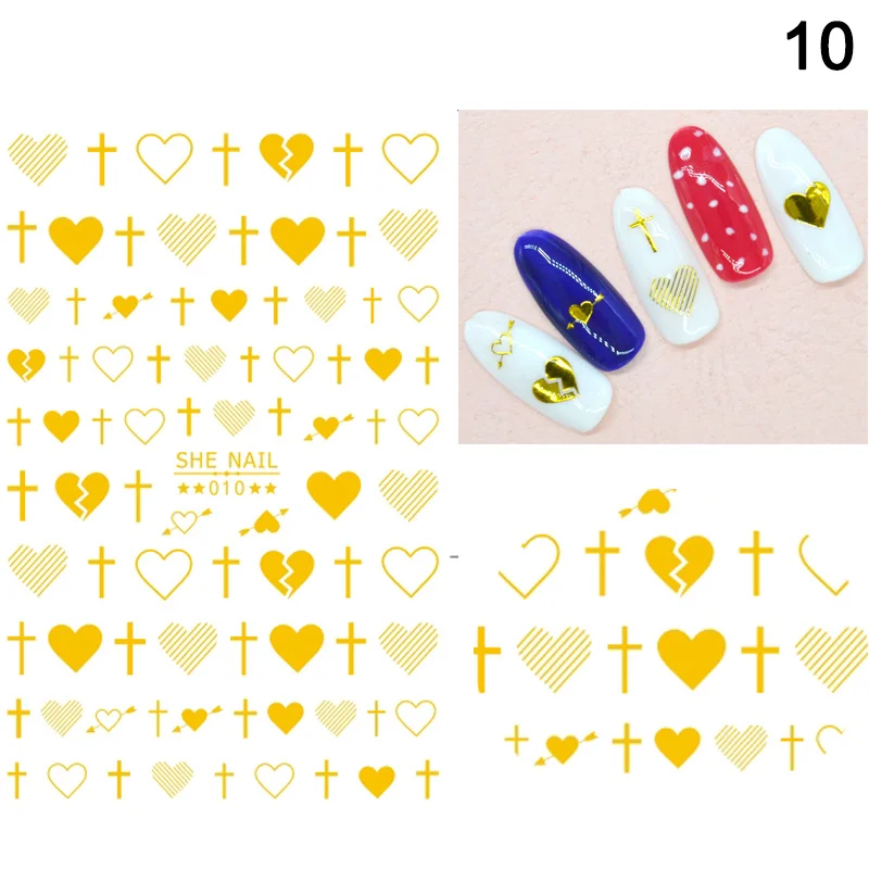 1Sheet Nail Art Sticker Golden Strips Floral Pattern Manicure DIY Decal Nail Accessories SSwell
1Sheet Nail Art Sticker Golden Strips Floral Pattern Manicure DIY Decal Nail Accessories SSwell