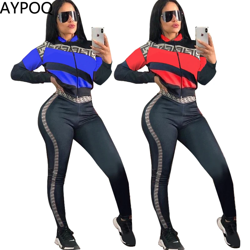 Women Sexy Long Sleeve Sports Suit 2 Piece Set Sweatjogging Jacket Pants Relax Casual Tracksuit Fashion Blazers Slim Night Club
Women Sexy Long Sleeve Sports Suit 2 Piece Set Sweatjogging Jacket Pants Relax Casual Tracksuit Fashion Blazers Slim Night Club