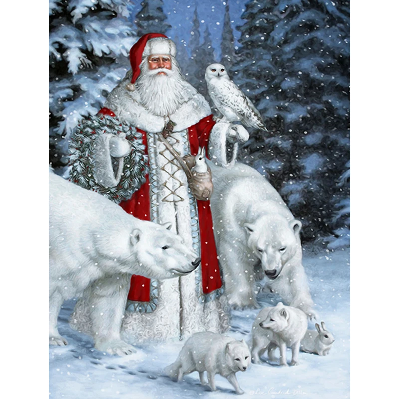 5d diamond cross stitch snow in Santa Claus with bear, fox, Christmas tree Mosaic embroidery decorated Christmas gifts
5d diamond cross stitch snow in Santa Claus with bear, fox, Christmas tree Mosaic embroidery decorated Christmas gifts