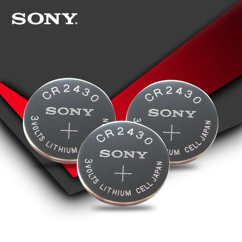 3pc New Sony 100% Original CR2430 CR 2430 3V Lithium Button Cell Battery Coin Batteries For Watches,clocks,hearing aids
3pc New Sony 100% Original CR2430 CR 2430 3V Lithium Button Cell Battery Coin Batteries For Watches,clocks,hearing aids