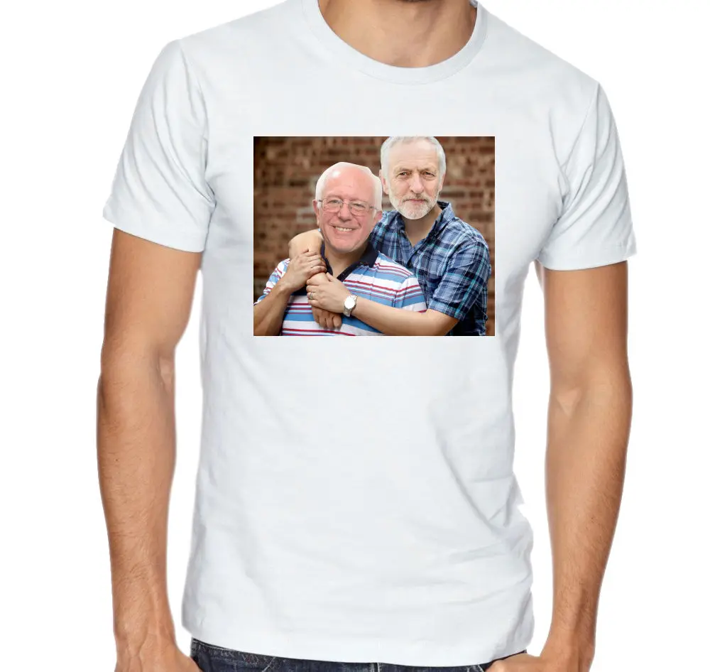 Jeremy Corbyn Bernie Sanders Lovers T-Shirt | Socialism | Left Wing | LGBT | Gay Summer Fashion T Shirt Free Shipping
Jeremy Corbyn Bernie Sanders Lovers T-Shirt | Socialism | Left Wing | LGBT | Gay Summer Fashion T Shirt Free Shipping