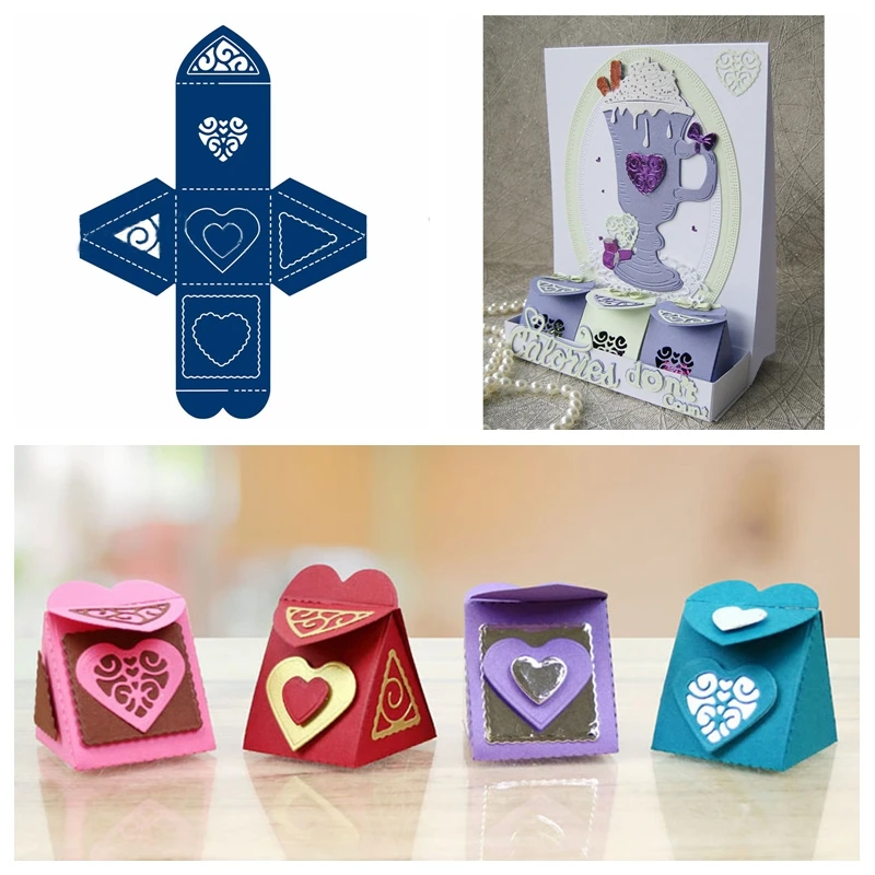 Heart Box Metal Cutting Dies Stencil For DIY Scrapbooking Decorative Embossing Suit Paper Cards Template Handmade Carft 2019 New
Heart Box Metal Cutting Dies Stencil For DIY Scrapbooking Decorative Embossing Suit Paper Cards Template Handmade Carft 2019 New