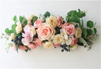 1PC Pink Garland Artificial Fake Flowers Wedding Home Festival Door knocker Decoration Wreath Background Wall Hanging Accessorie
1PC Pink Garland Artificial Fake Flowers Wedding Home Festival Door knocker Decoration Wreath Background Wall Hanging Accessorie