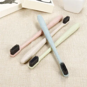 New Fashion Wheat Straw Handle Toothbrush Travel Bamboo Charcoal Toothbrush Dental Tongue Cleaner Soft Toothbrush Portable Tool
New Fashion Wheat Straw Handle Toothbrush Travel Bamboo Charcoal Toothbrush Dental Tongue Cleaner Soft Toothbrush Portable Tool