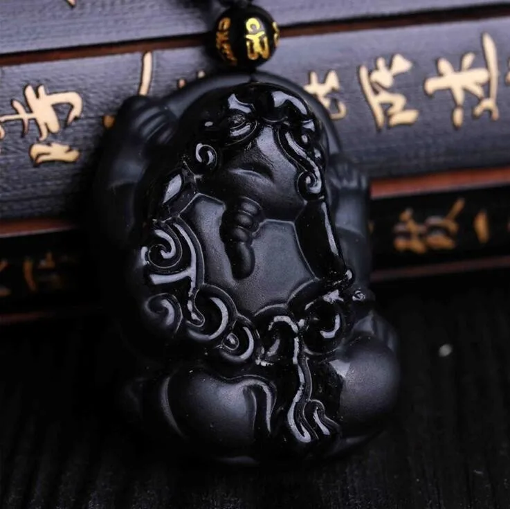 New Fashion Natural Black Obsidian Carved PiXiu Brave Troops Lucky Pendant Free Beads Necklace Fine Jades Crystal Jewelry
New Fashion Natural Black Obsidian Carved PiXiu Brave Troops Lucky Pendant Free Beads Necklace Fine Jades Crystal Jewelry