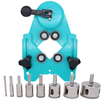 9Pcs 4-83 Mm Drill Guide Vacuum Base Sucker With 5-50 Mm Diamond Coated Glass Drill Bit Fit Tile Glass Hole Saw Openings Locat
9Pcs 4-83 Mm Drill Guide Vacuum Base Sucker With 5-50 Mm Diamond Coated Glass Drill Bit Fit Tile Glass Hole Saw Openings Locat