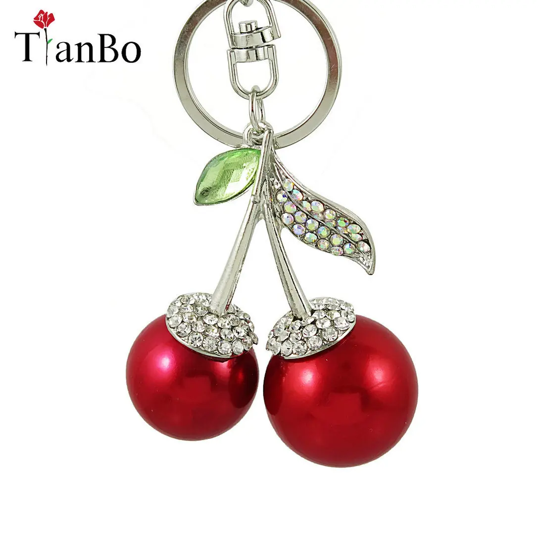 2018 Fashion New Gift Cute Rhinestone Crystal Red Cherry Keychain Car Key Chain Ring Pendant for Car Bag Charm Jewelry
2018 Fashion New Gift Cute Rhinestone Crystal Red Cherry Keychain Car Key Chain Ring Pendant for Car Bag Charm Jewelry
