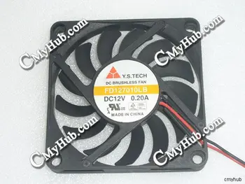 For Y.S.TECH FD127010LB DC12V 0.20A 7010 7CM 70mm 70x70x10mm 2Wire 2Pin Cooling Fan
For Y.S.TECH FD127010LB DC12V 0.20A 7010 7CM 70mm 70x70x10mm 2Wire 2Pin Cooling Fan