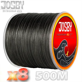 JOSBY Brand 500m 8 Strands Multicolour PE Braided Wire Multifilament Fishing Line Fishing Equipment 12LBS-78LBS 6Colors
JOSBY Brand 500m 8 Strands Multicolour PE Braided Wire Multifilament Fishing Line Fishing Equipment 12LBS-78LBS 6Colors