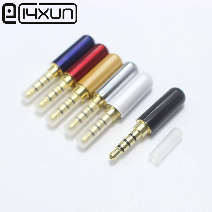 2pcs/lot Copper Gold Plated 1/8" 3.5mm Male Mini Jack Plug soldering 4 pole plug Repair Headphone Cable Solder with Dust Cover
2pcs/lot Copper Gold Plated 1/8" 3.5mm Male Mini Jack Plug soldering 4 pole plug Repair Headphone Cable Solder with Dust Cover