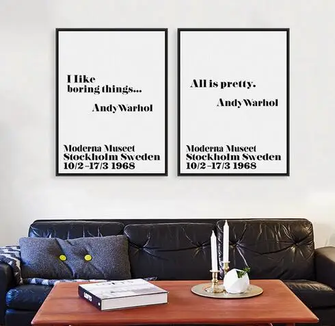 No And Andy Warhol Life Quote Modern Wall Painting On Canvas Nordic Minimalist Typography Art Print Picture Wall Sticker
No And Andy Warhol Life Quote Modern Wall Painting On Canvas Nordic Minimalist Typography Art Print Picture Wall Sticker