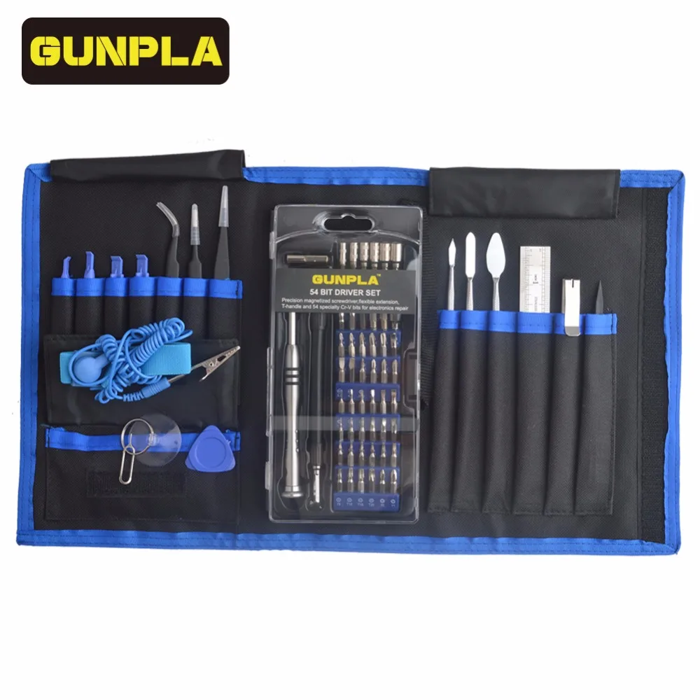 Gunpla 74 in 1 Precision Screwdriver Set with Magnetic Driver Bit, Repair Tool Kit for iPad, iPhone, Laptops,PC and Other Device
Gunpla 74 in 1 Precision Screwdriver Set with Magnetic Driver Bit, Repair Tool Kit for iPad, iPhone, Laptops,PC and Other Device