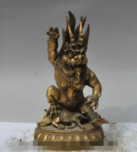 S03618 12"tibet buddhism bronze Joss Exorcism Hayagriva Buddha evil spirits god statue (B0328)
S03618 12"tibet buddhism bronze Joss Exorcism Hayagriva Buddha evil spirits god statue (B0328)