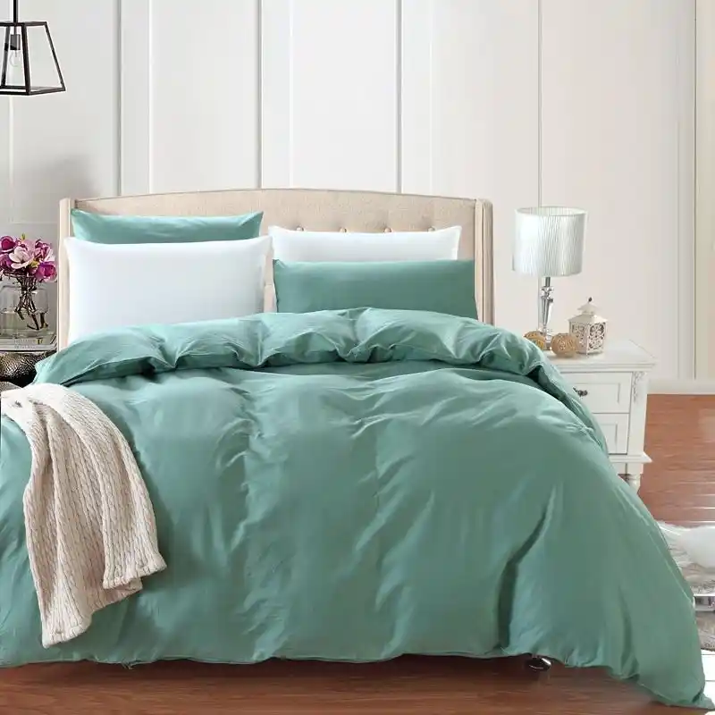 New High Quality Soft 100 Cotton Solid Color Duvet Cover