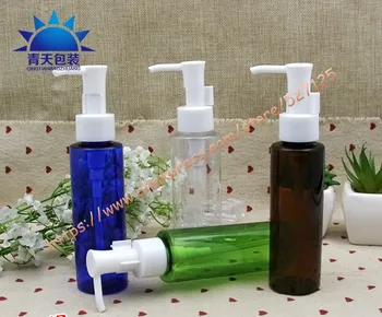 100ml clear/blue/green/brown PET bottle with white long-mouth lock pump.lotion/hand wash/Shampoo/moisturizer/facial water bottle
100ml clear/blue/green/brown PET bottle with white long-mouth lock pump.lotion/hand wash/Shampoo/moisturizer/facial water bottle