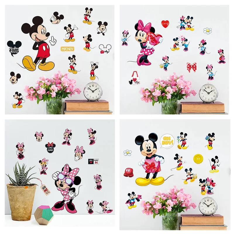 Cartoon Mickey Minnie Mouse Decorative Stickers For Kids Room Decoration Home Decals Diy Anime Wall Mural Art Pvc Posters
Cartoon Mickey Minnie Mouse Decorative Stickers For Kids Room Decoration Home Decals Diy Anime Wall Mural Art Pvc Posters