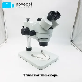 Trinocular Stereo Microscope PCB Solder Tool Mobile Phone Repair Mineral Watching Microscopio
Trinocular Stereo Microscope PCB Solder Tool Mobile Phone Repair Mineral Watching Microscopio