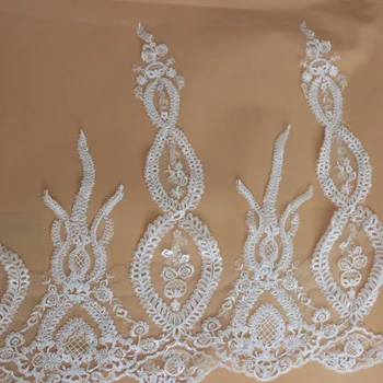 10yards New Design Bridal lace trim, 68cm wide corded lace trim, scolloped bridal lace trim, sequined wedding trim lace 
10yards New Design Bridal lace trim, 68cm wide corded lace trim, scolloped bridal lace trim, sequined wedding trim lace