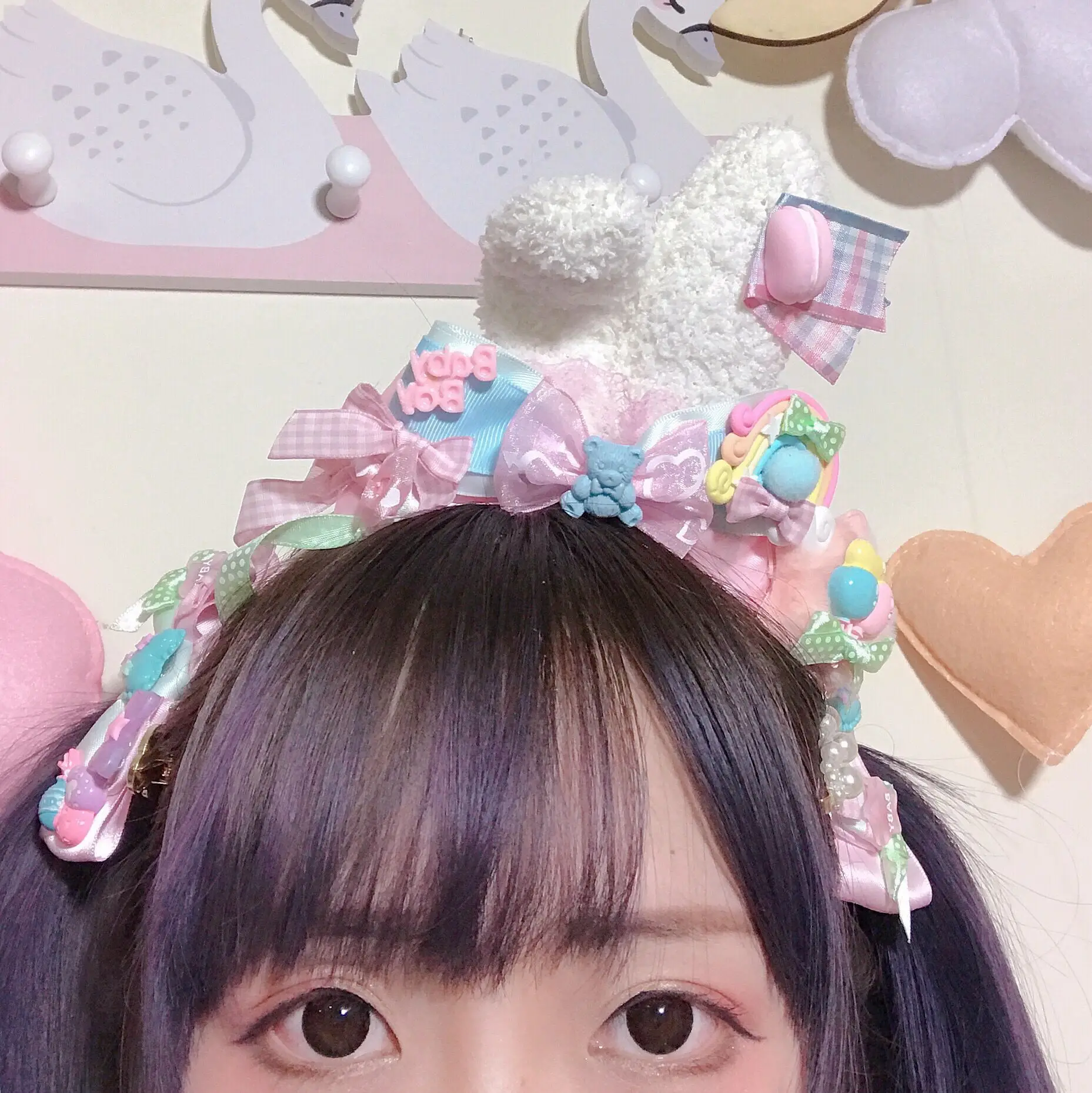 2019 new high quality Super sweet rabbit ear kc rainbow bear big bowknot sweet Lolita hand made
2019 new high quality Super sweet rabbit ear kc rainbow bear big bowknot sweet Lolita hand made