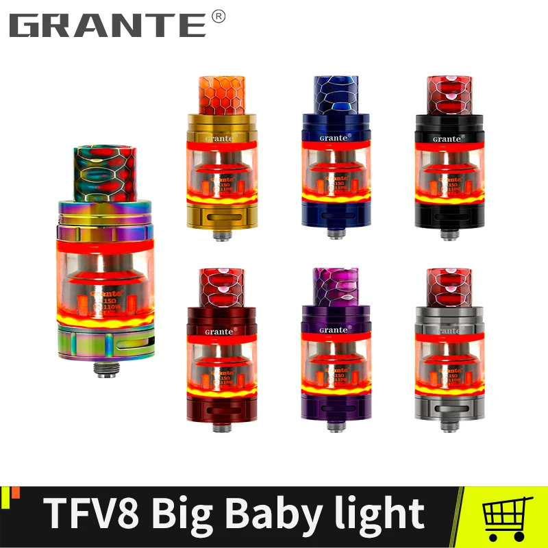 Grante TFV8 Big Baby Light Edition Atomizer TFV8 Big Baby Tank With 5ml Top Filling Tank V8 Baby Coil For SMOK Mag Alien Box Mod
Grante TFV8 Big Baby Light Edition Atomizer TFV8 Big Baby Tank With 5ml Top Filling Tank V8 Baby Coil For SMOK Mag Alien Box Mod