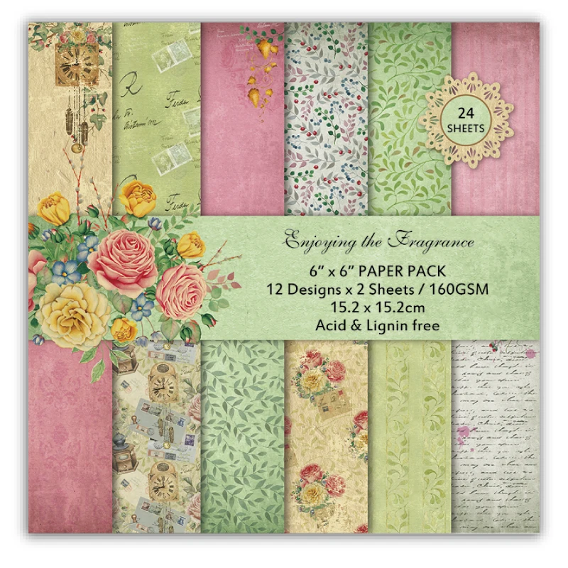 24pcs 6" Single-side Green leaf pattern creative papercraft art paper handmade scrapbooking kit set books
24pcs 6" Single-side Green leaf pattern creative papercraft art paper handmade scrapbooking kit set books