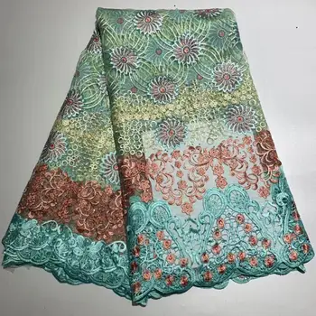 Embroidered Mesh African Lace fabric High Quality French Tulle Lace For Sewing Accessories
Embroidered Mesh African Lace fabric High Quality French Tulle Lace For Sewing Accessories